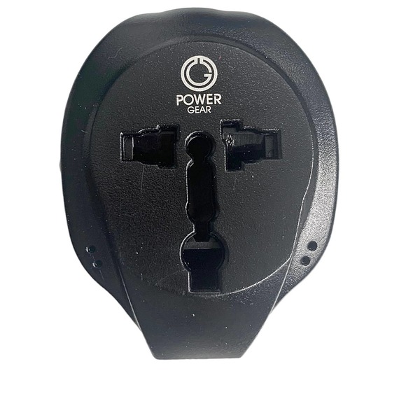 International Travel Adapter 1 AMP With USB Dual Charging Black - Picture 2 of 7